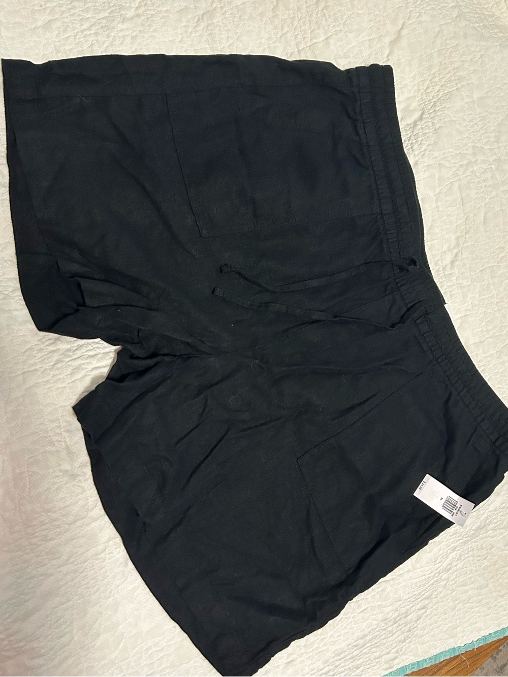 Old Navy Women’s Black Terrycloth Shorts